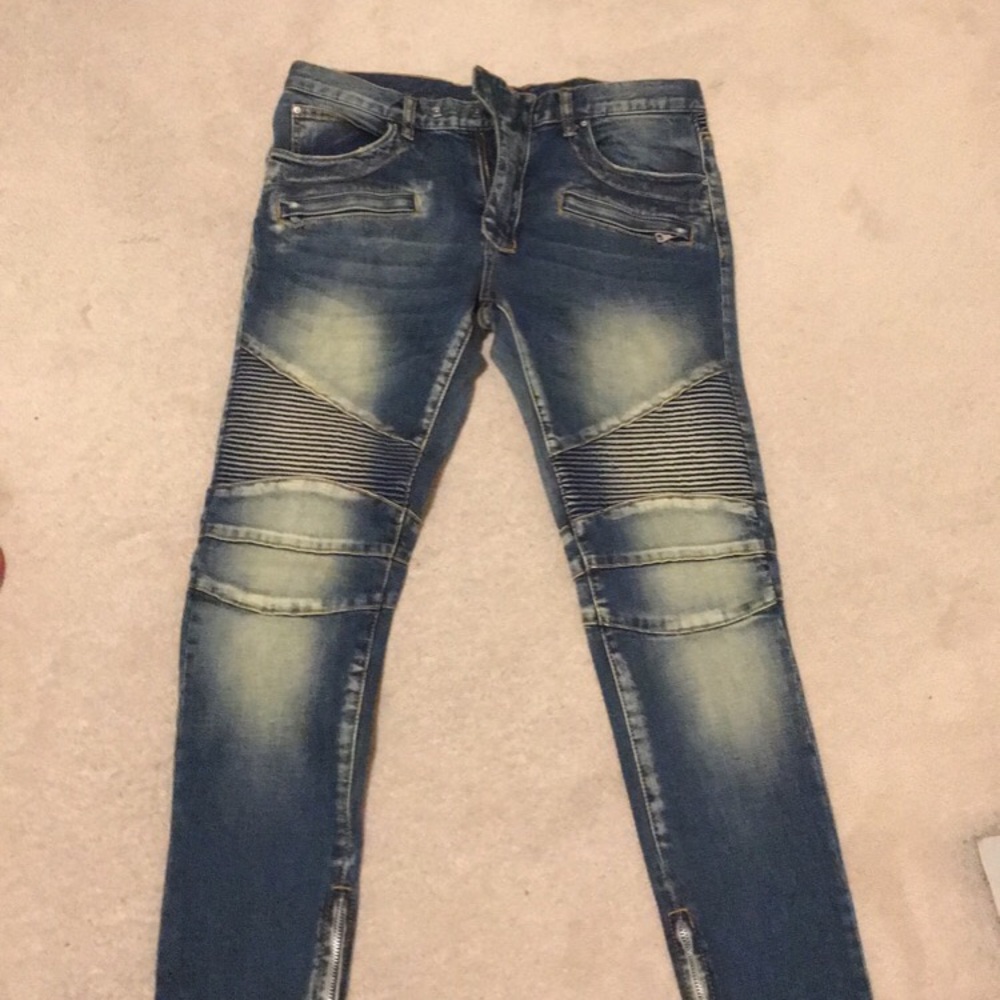 MNML skinny biker JEANS SIZE 32